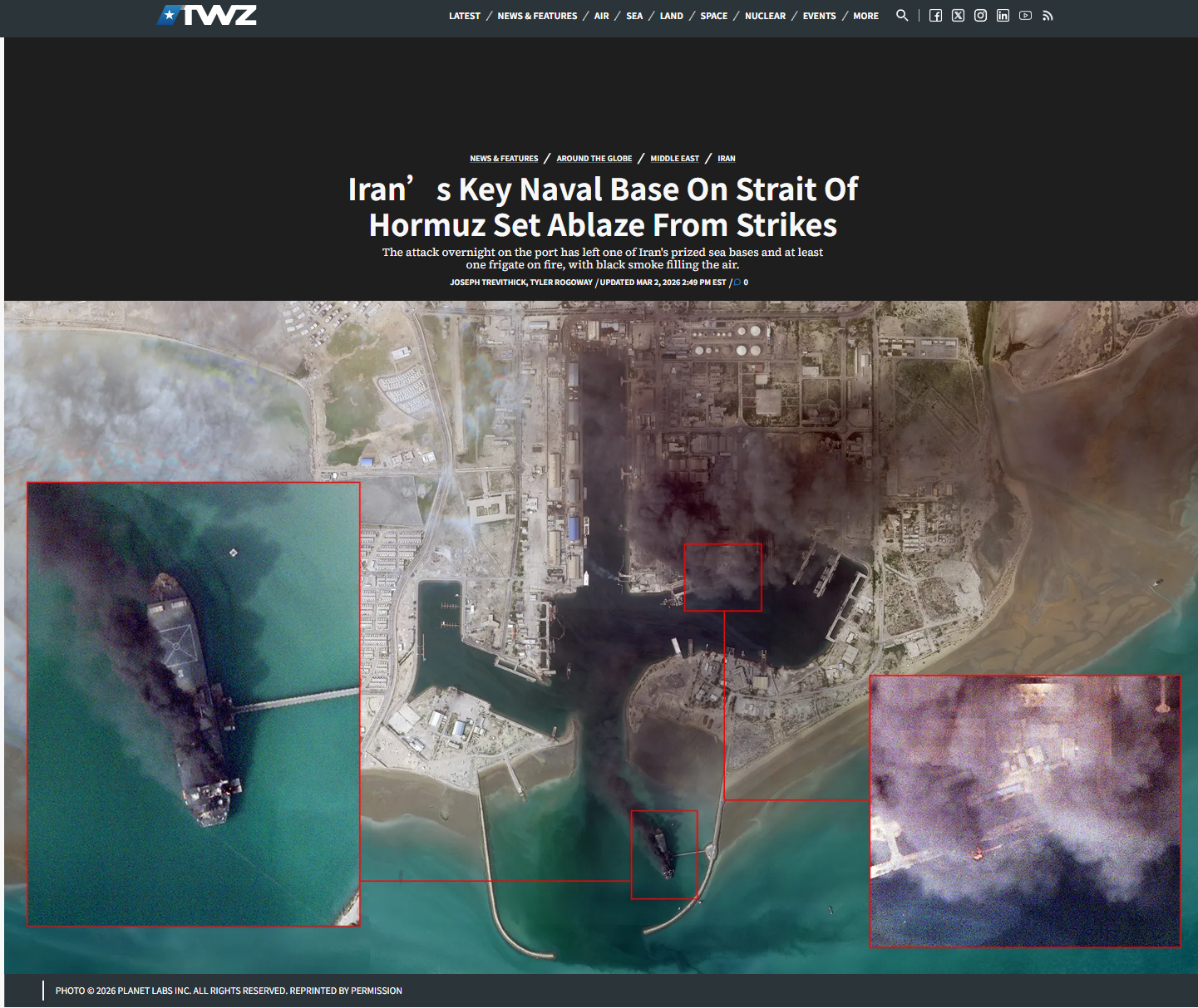 全球最大战舰——伊朗海军马卡兰号被击沉，怎么这又是港内沉没？